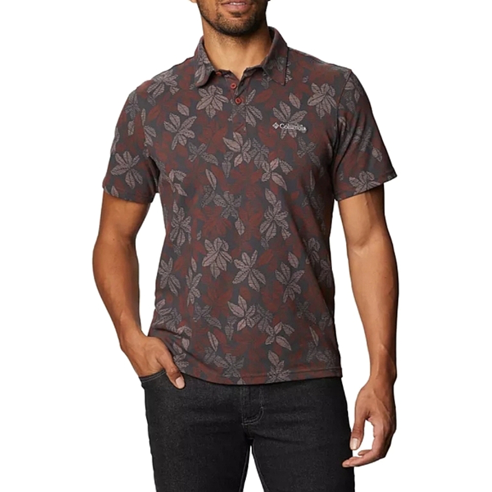Columbia Broadleaf Canopy Trropical Polo Shirt